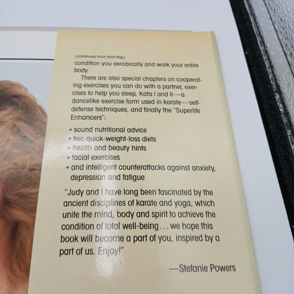 Stefanie Powers Superlife! Stephanie Powers Hardcover 1985 NOS